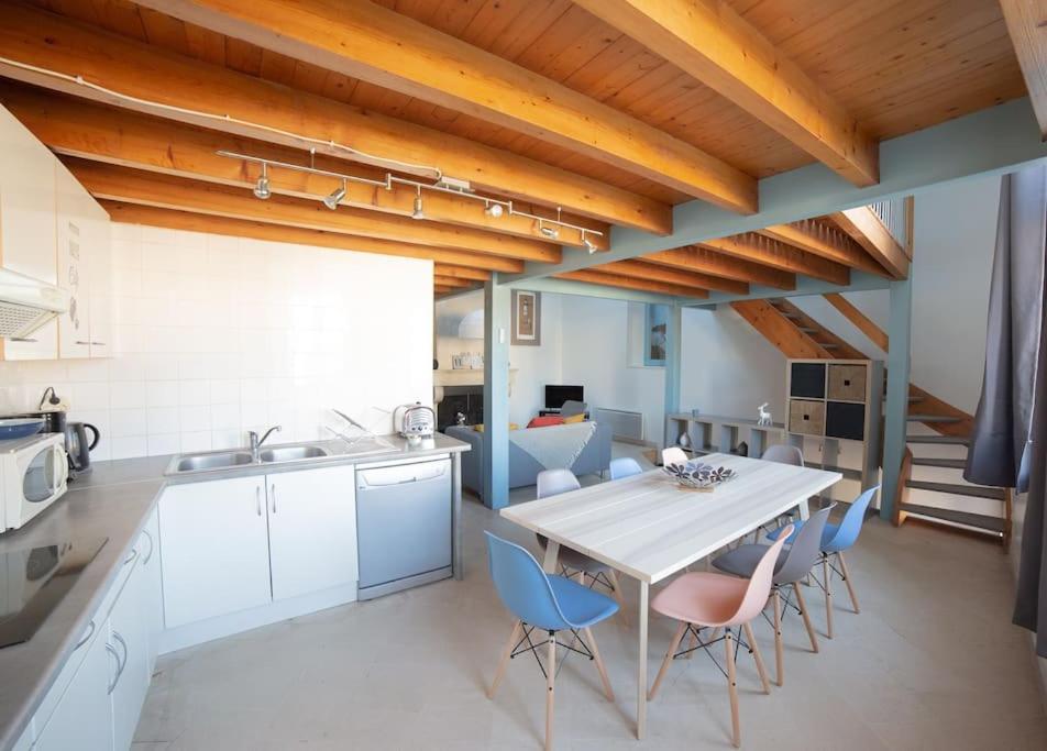 Maison Type Loft - Avec Parking En Plein Centre La Rochelle  Luaran gambar